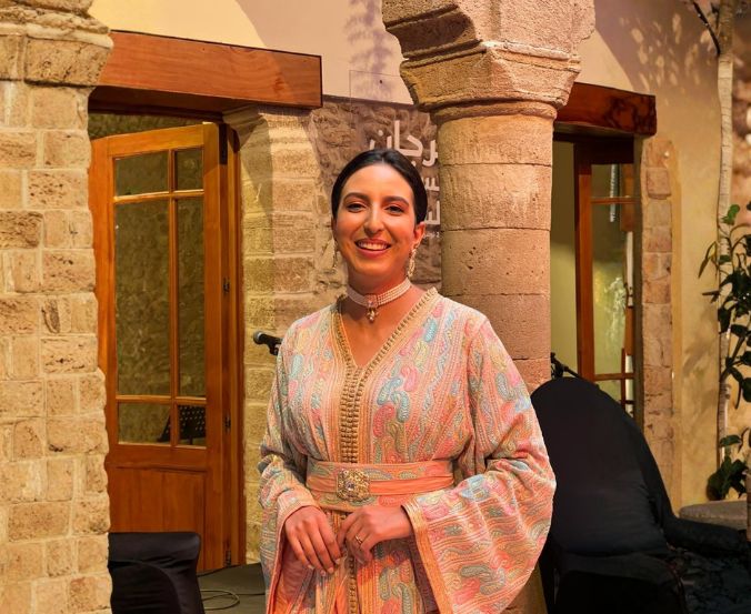 Souhaila Sahraoui performing at the Sijilmassa Melhoun Forum